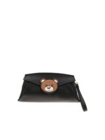 Pochette nera con logo Teddy Bear