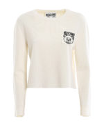 Maglia in lana con patch Teddy Label