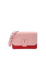 Borsa a tracolla M bicolor rosa e rosso