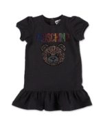 Vestito Teddy Bear Cristalli nero