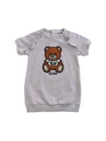 Abito con rouches Teddy grigio