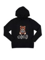 Maglione Teddy Bear con cappuccio nero
