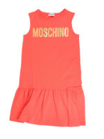 Abito con lettering e balza