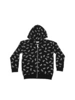 Felpa nera con logo MOSCHINO Milano