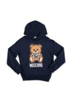 Felpa con cappuccio Teddy blu