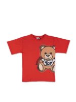 Maxi T-Shirt Spray Teddy Bear rossa