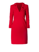 Abito con scollo a balze