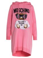Vestito felpa Micro Teddy Bear rosa
