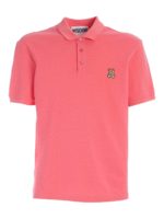 Polo rosa con patch Teddy Bear