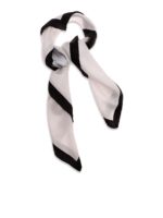 Foulard bianco con stampa Teddy Bear