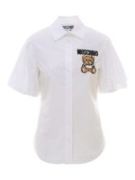 Camicia con ricamo teddy e paillettes