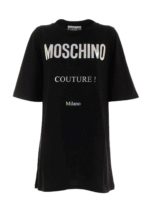 Mini abito Holographic Logo nero