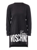 Abito in jersey con stampa Moschino Couture