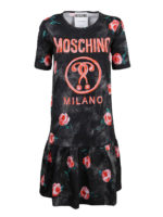 Abito con stampa Painted Flowers