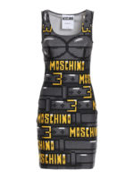 Abito in lycra con stampa pixel