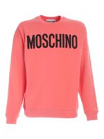 Felpa rosa con logo lettering