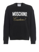Felpa nera Moschino Couture