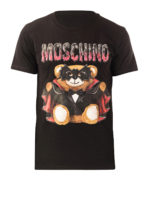 T-shirt in jersey con stampa Bat Teddy Bear