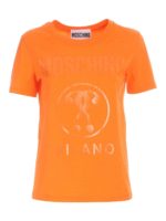 T-shirt Double Question Mark arancione