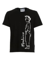 T-shirt in cotone stampa Moschino Character