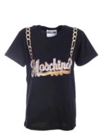T-shirt Moschino Necklace nera