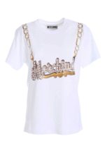 T-shirt Moschino Necklace bianca