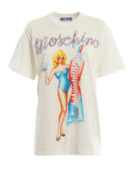 T-shirt con stampa dentifricio