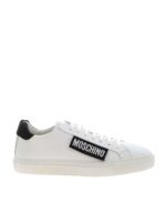 Sneakers Moschino Label bianche