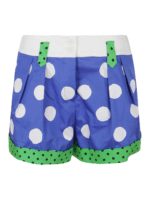 Shorts in raso a pois