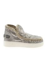 Sneakers Summer Eskimo in paillettes argento