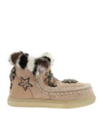 Sneakers Eskimo Trainer rosa in montone