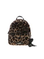 Zaino animalier beige nero e marrone