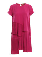 Vestito con pannelli plisse