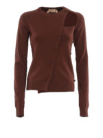 Maglia con cut out e bottoni