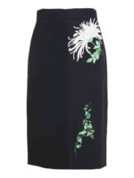 Gonna con stampa floreale