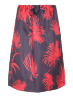 Gonna al ginocchio in raso