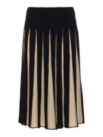 Gonna plissettata bicolor