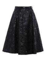 Gonna in finta pelle effetto vernice