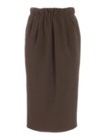 Gonna lunga con spacco centrale verde