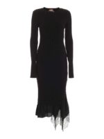 Abito in maglia con veste nero