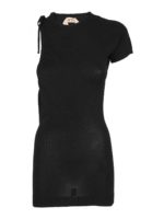 Vestito corto monospalla