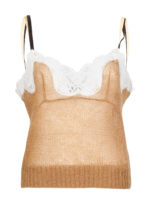 Top in maglia di mohair e lana