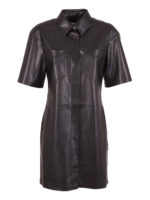 NANUSHKA Vestido Corto - Berto Female Black S 65% Poliéster, 35% Poliuretano
