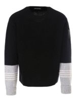 Pullover con dettagli a contrasto