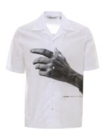 Camicia con stampa mano