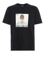 T-shirt in cotone con stampa sagoma