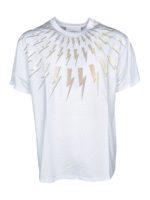 T-shirt bianca con stampa Thunderbolt