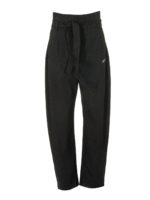 Pantaloni Paperbag Banana nero