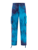 Pantaloni cargo stampa tie dye