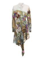 Abito in crepe de Chine floreale